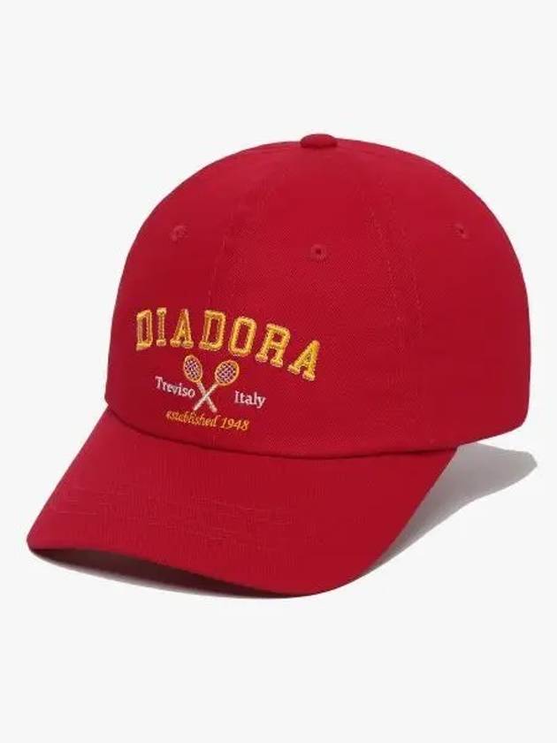 Diadora Tennis Artwork Ball Cap RED - DIADORA - BALAAN 1