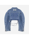 Jacquemus Cropped Denim Jacket 23H233DE021 - JACQUEMUS - BALAAN 5