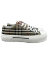 Vintage Check Cotton Sneakers Archive Beige - BURBERRY - BALAAN 3