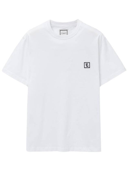 Wooyoungmi Men'S Back Logo Cotton Short Sleeve T-Shirt White - WOOYOUNGMI - BALAAN 1