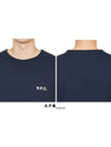 Jeremy Logo Short Sleeve T-shirt Dark Navy - A.P.C. - BALAAN 8