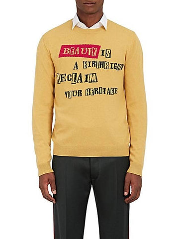 Beauty Is A Birthright WoolCashmere Sweater - VALENTINO - BALAAN 1