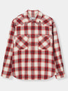 Ombre Checked Western Shirt Red - KINETO - BALAAN 3