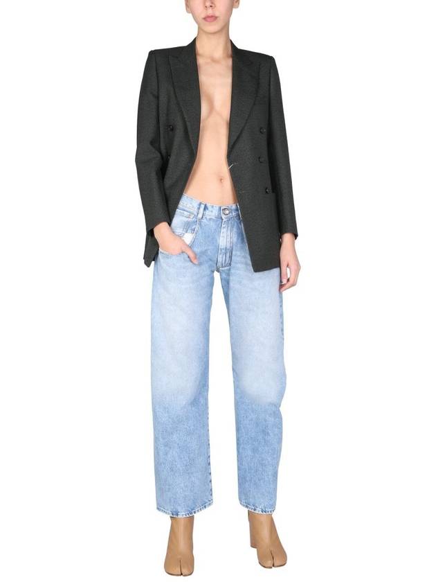 Five Pocket Straight Jeans Blue - MAISON MARGIELA - BALAAN 4