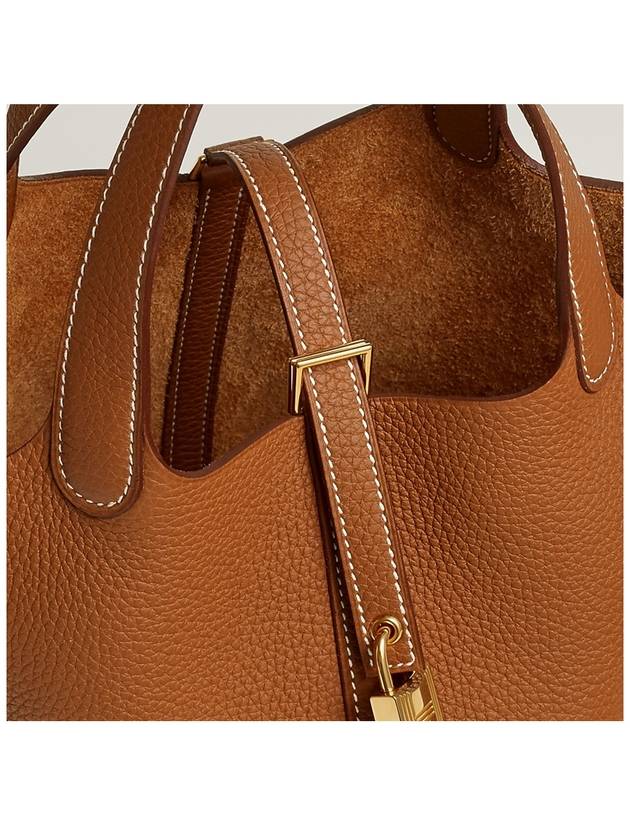 Picotin Lock 18 Tote Bag Brown - HERMES - BALAAN 6