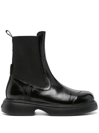 Everyday Mid Chelsea Boots Black - GANNI - BALAAN 2