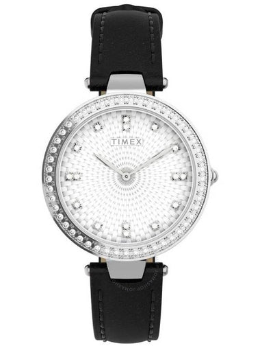 Timex Quartz Crystal Silver Dial Ladies Watch TW2V45200VQ - TIMEX - BALAAN 1