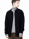 Men s M243OT03BK Tear Damage Collar Neck Button Cardigan Black - CHANCE'S NOI - BALAAN 7