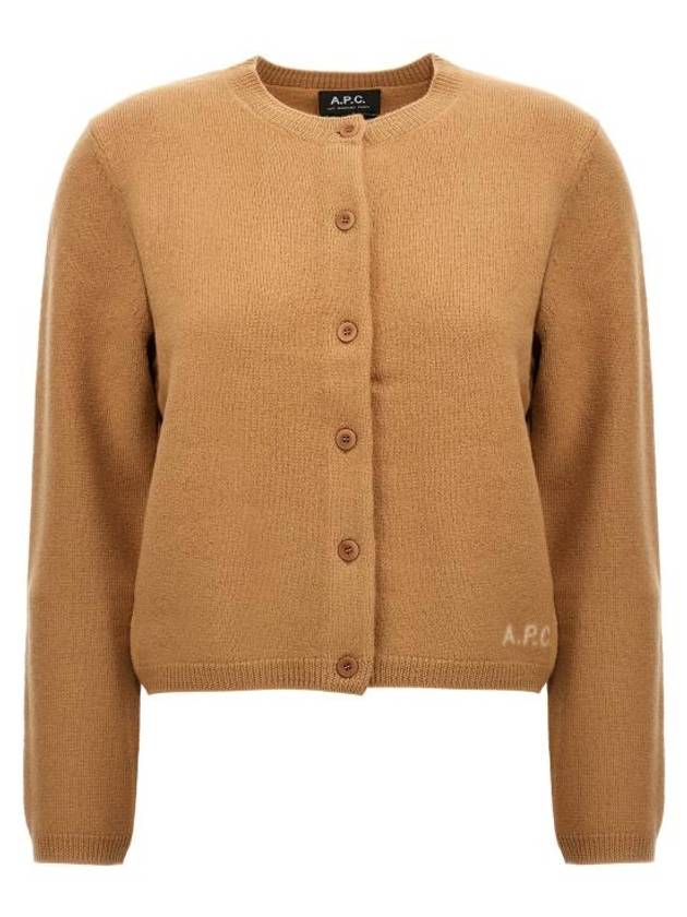 Mila Merino Wool Cardigan Camel - A.P.C. - BALAAN 2