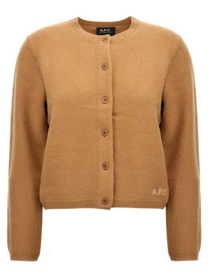 Mila Merino Wool Cardigan Camel - A.P.C. - BALAAN 2