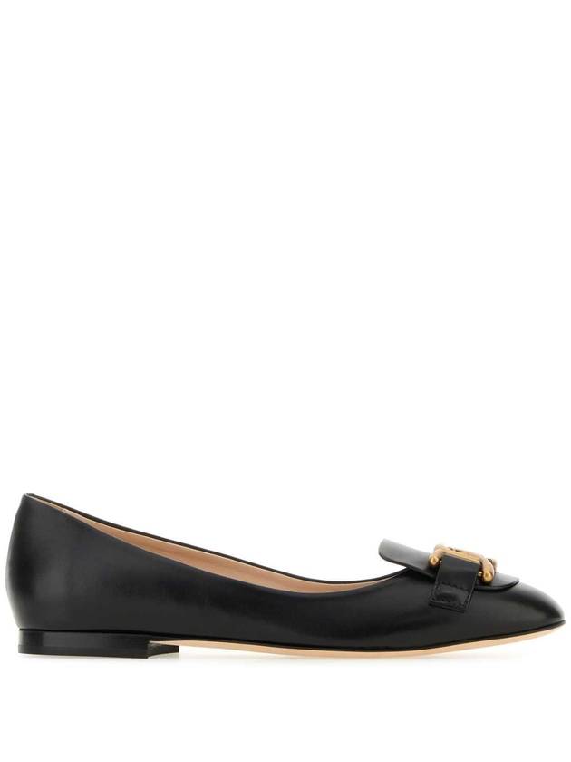 Kate Leather Ballerina Black - TOD'S - BALAAN 1