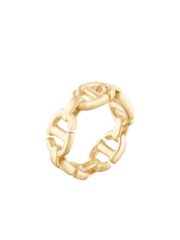 CD Navy Metal Ring Gold - DIOR - BALAAN 1