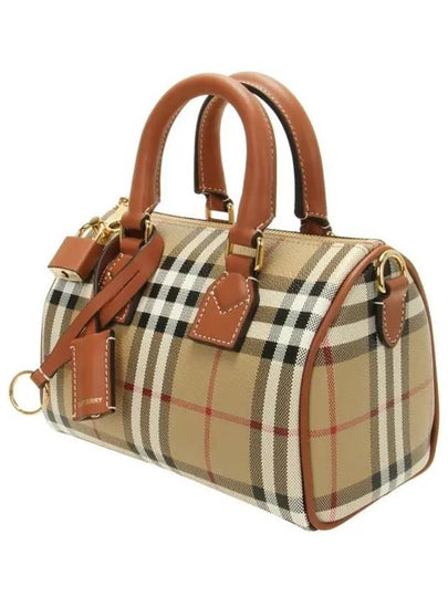 Mini Check Bowling Bag 8092130 1 - BURBERRY - BALAAN 2