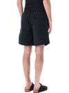 Men's Logo Patch Nylon Swim Shorts Black - HERON PRESTON - BALAAN 4