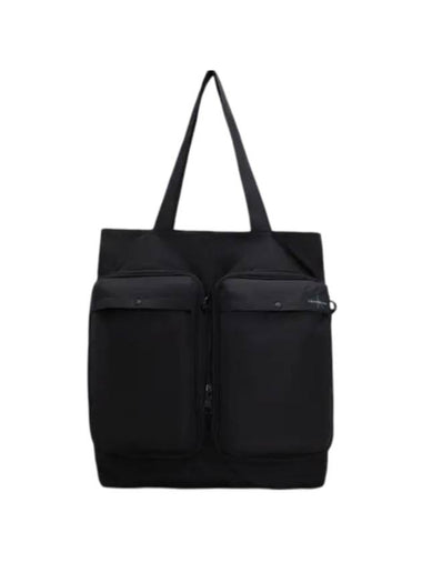 Jeans Packable Helmet Tote Bag Black - CALVIN KLEIN - BALAAN 1