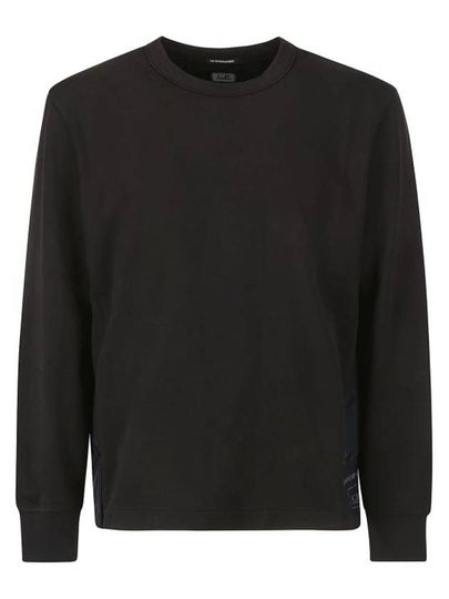 Metropolis Series Stretch Fleece Mix Pocket Sweatshirt Black - CP COMPANY - BALAAN 2