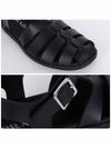 Triangle Logo Fisherman Rubber Sandals Black - PRADA - BALAAN 6