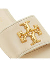 Logo Eleanor Slippers Cream - TORY BURCH - BALAAN 9