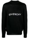 Archetype Crew Neck Wool Knit Top Black - GIVENCHY - BALAAN 2