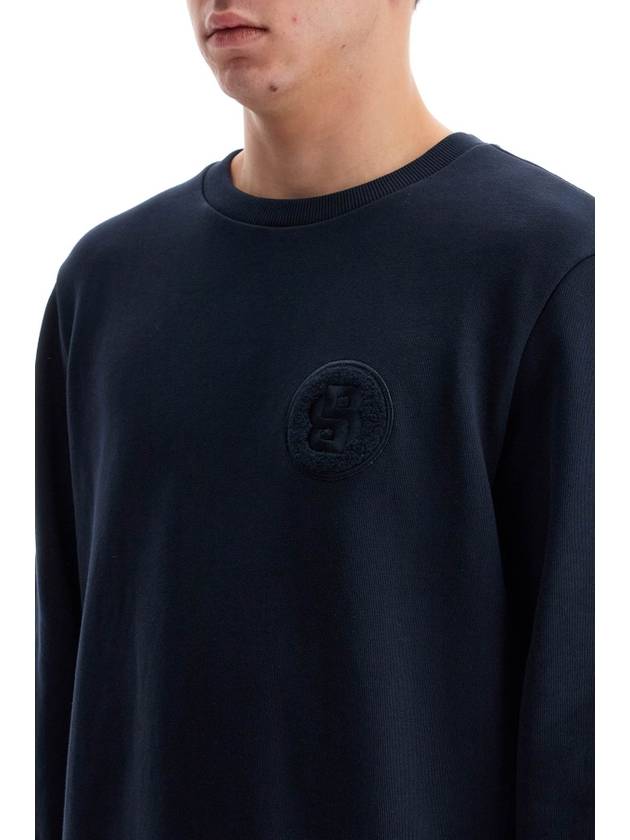 crewneck sweatshirt with double mon - HUGO BOSS - BALAAN 4