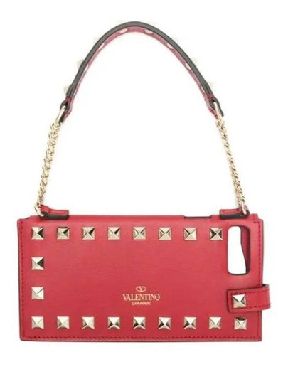 Rockstud Phone Case Red - VALENTINO - BALAAN 2