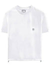 Cotton String Round Short Sleeve T-Shirt White Men's T-Shirt W233TS12701W - WOOYOUNGMI - BALAAN 2