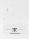 Medium Calfskin Shoulder Bag White - CELINE - BALAAN 2