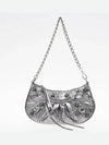 Women's Le Cagole Mini Shoulder Bag Silver - BALENCIAGA - BALAAN 2