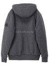 Bunny Fur Zip Up Hoodie Grey - MOOSE KNUCKLES - BALAAN 4