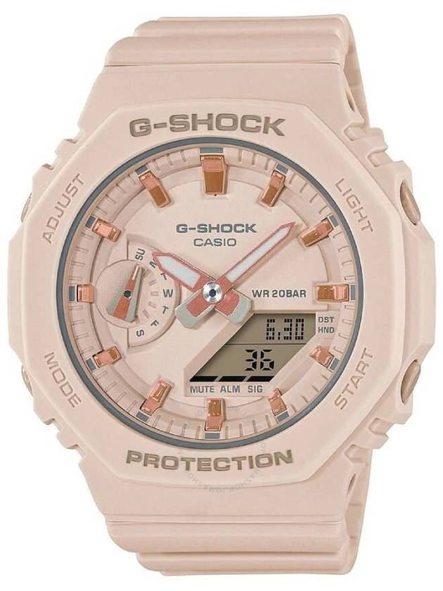 Casio G-Shock Alarm World Time Quartz Analog-Digital Ladies Watch GMA-S2100-4A - CASIO - BALAAN 1