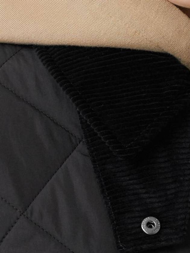 Diamond Quilted Thermoregulated Barn Jacket Black - BURBERRY - BALAAN 6