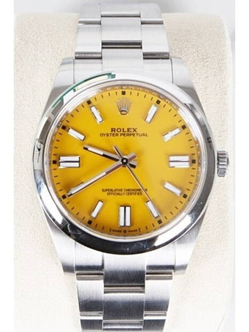 Oyster Perpetual 41 Yellow 21 Years - ROLEX - BALAAN 1