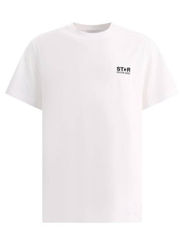 Star Collection Logo Short Sleeve T-Shirt White - GOLDEN GOOSE - BALAAN 2