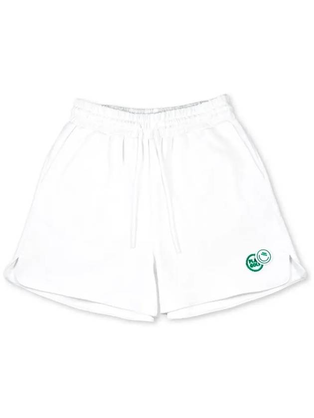 MONBIRDIE SMILE BALLMARKER SHORTS Velcro ball marker shorts WHITE - MONBIRDIE GOLF - BALAAN 4