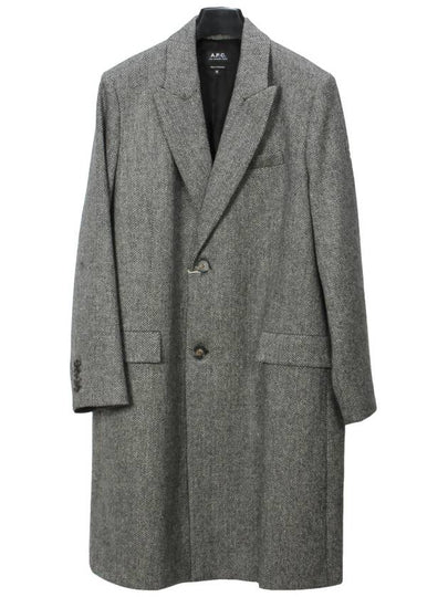 Mallory Single Coat Grey - A.P.C. - BALAAN 2