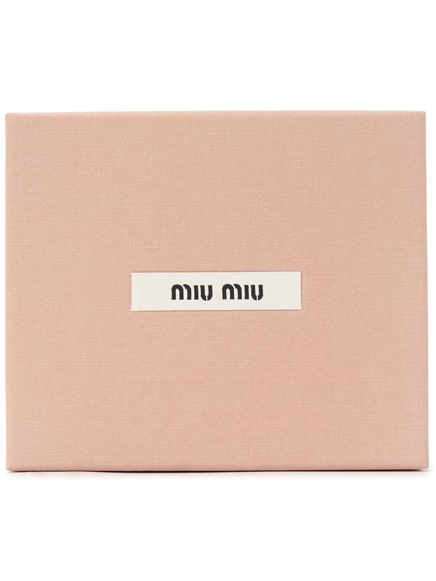 Matelasse Leather Half Wallet Purple - MIU MIU - BALAAN 10