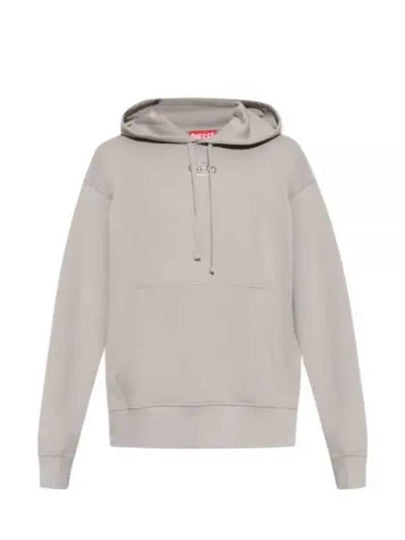 S Macs Logo Hoodie Grey - DIESEL - BALAAN 2