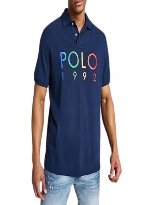 Embroidered Logo Polo Shirt Navy - POLO RALPH LAUREN - BALAAN 2