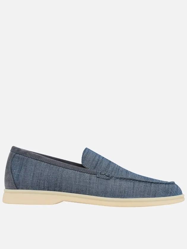 Summer Work Cotton Loafers Blue - LORO PIANA - BALAAN 2