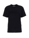 Embroidery Logo Cotton Short Sleeve T-Shirt Black - JW ANDERSON - BALAAN 2