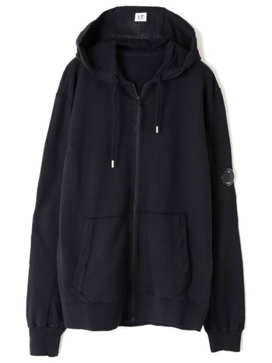 Lens Patch Hooded Jacket Black - CP COMPANY - BALAAN 2