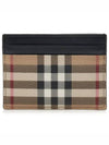 Vintage Check Card Wallet Beige - BURBERRY - BALAAN 2