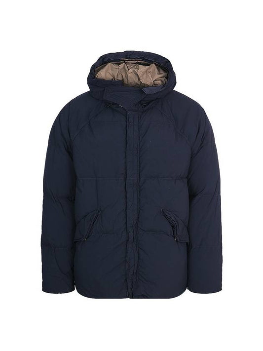 Arctic Hooded Down Short Padded Navy - TEN C - BALAAN 1