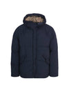 Arctic Hooded Down Short Padded Navy - TEN C - BALAAN 1