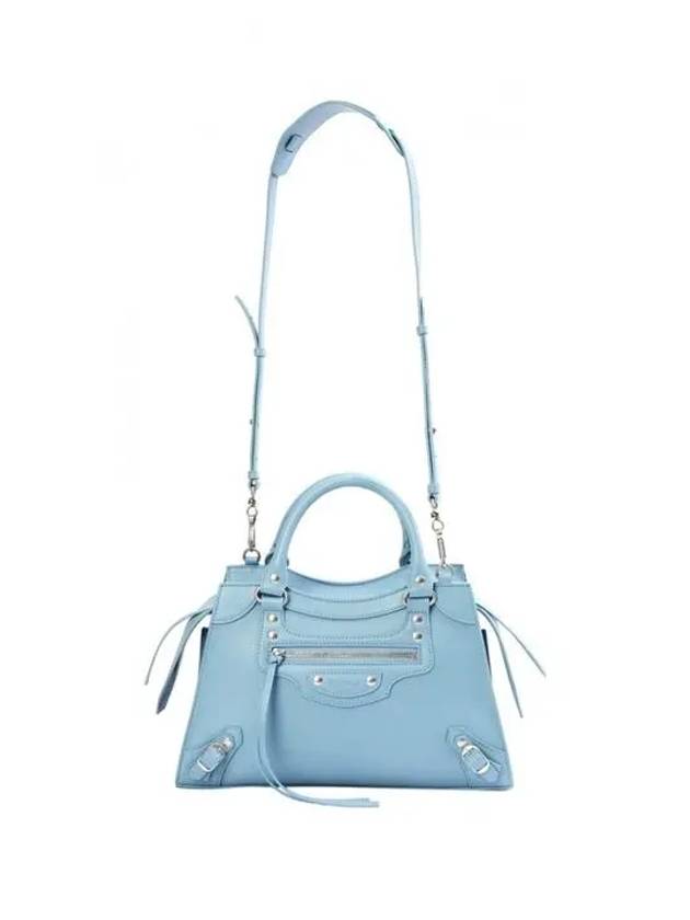 Women s Sky Blue Neo Classic City Bag Small 638521 4712 1317 - BALENCIAGA - BALAAN 4