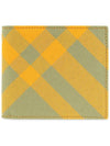 Check Half Wallet Yellow - BURBERRY - BALAAN 2