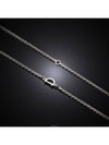 Daejeon Used Luxury Goods 20073471 Belle Epoque 18K White Gold Sapphire Necklace L - DAMIANI - BALAAN 6