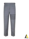 4-Bar Wool Crop Pants Grey - THOM BROWNE - BALAAN 2