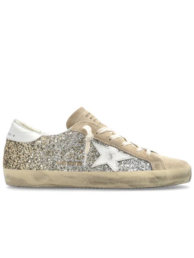 Superstar Glitter Low Top Sneakers Gold Silver - GOLDEN GOOSE - BALAAN 1