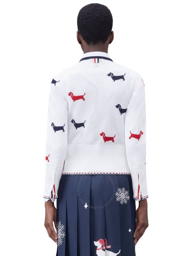 Hector Intarsia Knit Cardigan FKC555BY3006 - THOM BROWNE - BALAAN 3